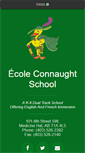 Mobile Screenshot of connaughtschool.ca
