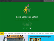 Tablet Screenshot of connaughtschool.ca